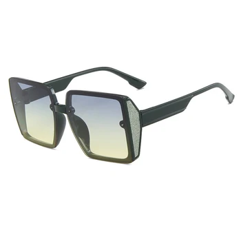 Стильные Элегантные солнцезащитные очки в квадратной оправе для женщин и мужчин, Классические солнцезащитные очки для вождения, Винтажный дизайн, Мужские и женские солнцезащитные очки, Новинка