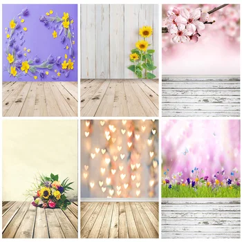 Виниловые фоны ZHISUXI для фотосъемки на заказ, цветочные доски для стен и деревянного пола, Пейзажный фон для фотостудии 22517 MBD-05