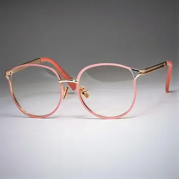 LNFCXI TR90 Женские очки с кошачьим глазом, Оправы для женщин, Металлическая оправа, Модные Оптические Очки, Компьютерные очки с прозрачными линзами,