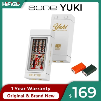 Портативный Декодирующий Усилитель AUNE Yuki HiFi DAC AMP Dual CS43198 PCM32bit/768k DSD256 4-полосный Сбалансированный USB DAC Усилитель для наушников HiFiGo