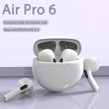 НОВЫЕ Оригинальные Беспроводные Наушники Air Pro 6 TWS Fone Bluetooth Наушники-Вкладыши С Микрофоном, Наушники-вкладыши, Спортивная Гарнитура Для Xiaomi
