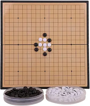 Магнитная игра Go, складные многоразмерные акриловые черно-белые шахматные фигуры Go, шахматный набор, детская настольная игра-головоломка, игрушки, подарки
