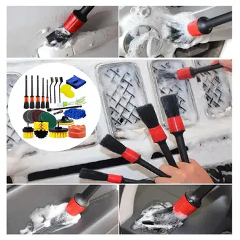26-кратные щетки для автоматической детализации для очистки вентиляционных отверстий на ободах шин
