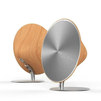 caixa de som bluetooth Динамик Bluetooth Ретро Деревянная Сенсорная Поверхность Сабвуфер Домашнее Аудио Bluetooth Аудио Настольный Стереодинамик