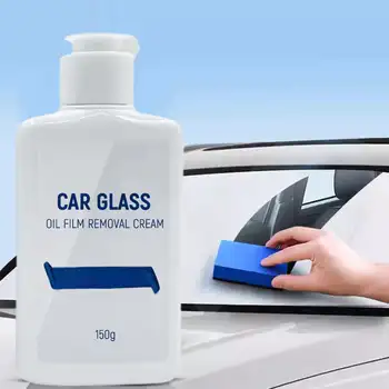 Средство для очистки автомобильной масляной пленки Очиститель лобового стекла Паста для очистки масляной пленки на стекле Хромированное средство для удаления масляной пленки на стекле автомобиля