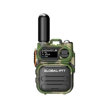 Глобальная общественная сеть 4G Портативная двусторонняя мини-рация с фонариком, неограниченное расстояние до 5000 км
