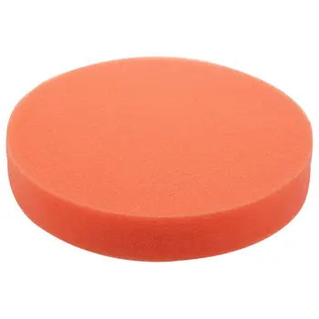 6 дюймов 150 мм Мягкая плоская губка, Буферная полировальная накладка, комплект для полировки авто, Цвет: Оранжевый
