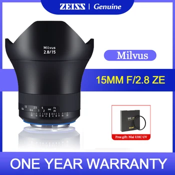 Широкоугольный полнокадровый объектив ZEISS Milvus 15mm f/2.8 ZE Prime для зеркальных камер Canon EF Nikon F, таких как 5D SL3 T7 D750 D810 D610 Df