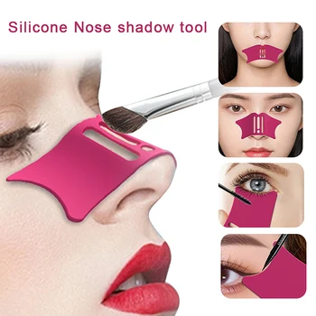 Силиконовое средство для макияжа носа, тени для носа, инструмент для макияжа, профессиональная подводка для глаз, трафареты для макияжа, Косметические Вспомогательные инструменты для ремонта