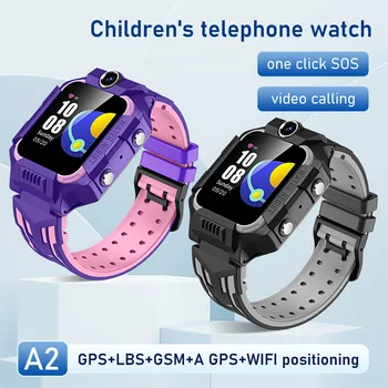 Детские 4G смарт-часы SOS-телефон Смарт-часы для детей с sim-картой Фото Водонепроницаемый Детский подарок для девочек и мальчиков relojes