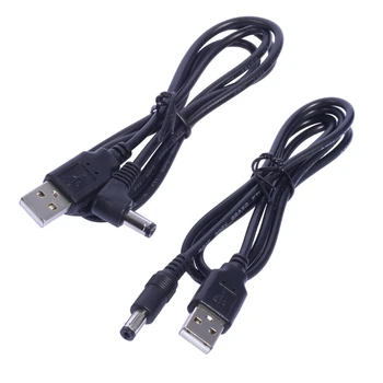 Универсальный зарядный провод USB-DC5.5x2.1 мм Идеально подходит для динамиков, тренажеров и других прямых / угловых штекеров