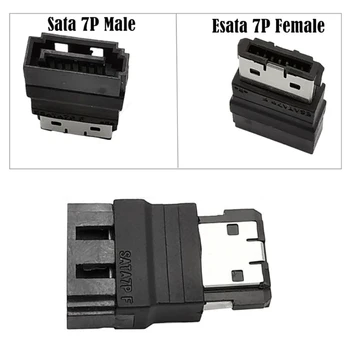 eSATA к адаптеру 7P Женский разъем eSATA к штекеру для более быстрой передачи данных