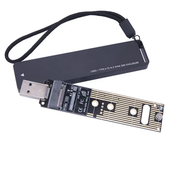 Корпус твердотельного накопителя M2 Корпус Твердотельного накопителя NVME M.2 к USB 3.1 Корпус жесткого диска Типа A для 2230 2242 2260 2280 Твердотельного диска NVME PCI-E M Key
