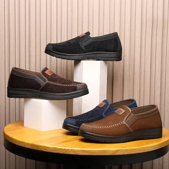 2023 Мужские лоферы, обувь для вождения, модная обувь для лодок, мужские брендовые парусиновые мокасины, мужская обувь, мужская повседневная обувь