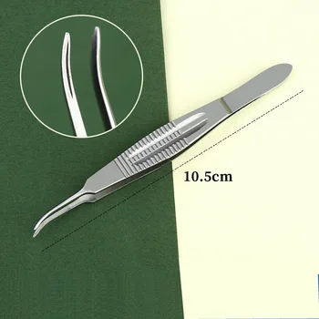 Щипцы для пересадки волос FUE с полой лентой, щипцы для удаления волос с горизонтальным рисунком