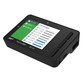 ISDT BattGO BG-8S Измеритель Заряда Батареи ЖК-Дисплей Цифровой Проверки Емкости Батареи Балансировщик Батареи Тестер Батареи Для LiPo
