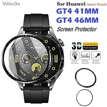 100ШТ Мягкая защитная пленка 3D для Huawei Watch GT4 46 мм 41 мм Smartwatch с полным покрытием PMMA HD Прозрачная защитная пленка