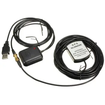 Водонепроницаемый USB порт Усилитель сигнала GPS 30 ДБ автомобильный внешний приемник ретранслятор Активная антенна