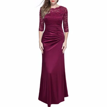 Женское осенне-весеннее платье из 5 цветов, Элегантное женское кружевное Открытое вечернее платье Макси с вышивкой, модные вечерние платья для вечеринок