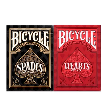 Велосипедные сердечки Игральные карты Колода пик Карточные игры Фокусы