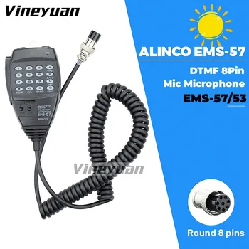 Новый ручной микрофон EMS-57 8pin DTMF для Alinco HF/Mobile DX-SR8T DX-SR8E DX-70T DX-77T DR-135 DR-135T DR-135E DR-235 Radio