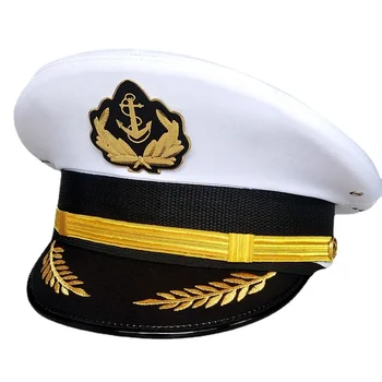 Кепки Военно-Морского Флота США, Военная Яхта Армии США, Шляпа Капитана Яхты, Офицерский Козырек, Корабельная Кепка, Шляпы для Лодок для Взрослых, Детей, Мужчин, Женщин