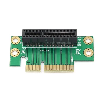 PCI-Express 4X Riser Card 90-Градусный Адаптер с Левым углом наклона, Компьютерный Серверный Разъем PCIe Высотой 1U, PCI-E 4X Повышенной защиты