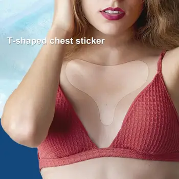 Накладки Для груди Хороший Эффект, Нескользящие Легкие Т-образные Пластыри От Морщин На Груди, Пластыри для Удаления Морщин для Женщин