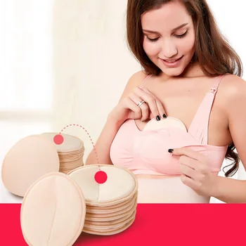 4шт многоразовых прокладок для кормления беременных женщин, моющихся мягких впитывающих прокладок для грудного вскармливания новорожденных для Gravida