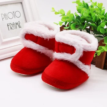 Зимние теплые ботинки для новорожденных Bobora, первые ходунки, хлопчатобумажная обувь для маленьких девочек и мальчиков, зимние ботинки на мягкой подошве