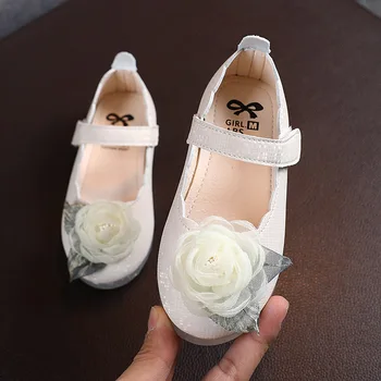 Детская обувь для девочек, кожа, Новинка 2023 года, Осенняя модная обувь принцессы для маленьких девочек 1-6 лет, танцевальная обувь для девочек, студенческая обувь D777
