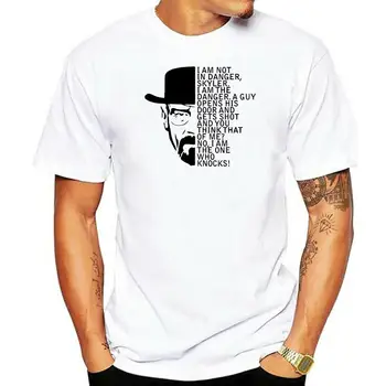 Футболка I Am The Danger из 100% хлопка, футболка Walter White в стиле ретро