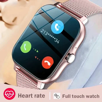 Новые Смарт-часы Для мужчин и женщин в подарок 1,44-дюймовый сенсорный экран Спортивные Фитнес-часы Bluetooth Call Цифровые водонепроницаемые смарт-часы IP67
