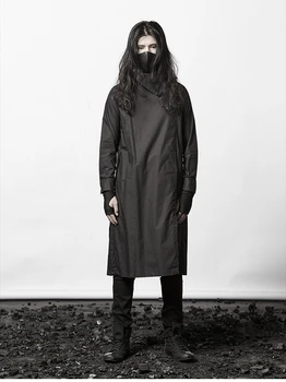 Дизайнерское мужское модное платье Dark Unisex Robe Day, индивидуальное простое платье, тонкое тело