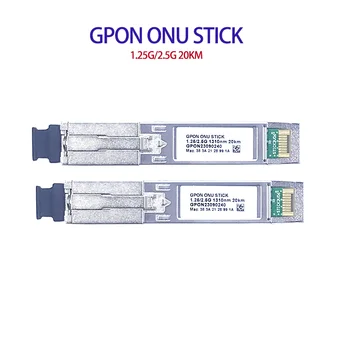 GPON SFP ONU Stick с разъемом MAC SC DDM pon 1.25G /2.5G 1310nm/ 1490nm модуль