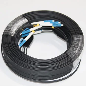 700 м 3-х стальной 4-жильный кабель GJYXCH Outdoor FTTH Drop Cable LC-LC разъем G657A1 Волоконно-оптический патч-корд кабель
