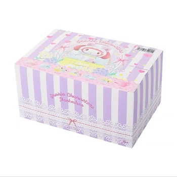 Sanrio Подлинная коробка для штор Miniso Серия Peekaboo Mysterious Box Kawaii My Melody Модель персонажа Куроми Милое украшение рабочего стола