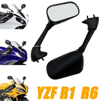 Мотоциклетное Зеркало заднего вида Гоночные Зеркала подходят для Yamaha FZS600 Fazer 2000 2001 YZF R6 2001-2002 2006-2007 YZF R1 2002-2007