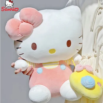 50 см Мультяшная кукла Hello Kitty Плюшевая игрушка Милая розовая подушка Lolita Kt Cat Comfort Dollt Рождественские Подарки на День Рождения