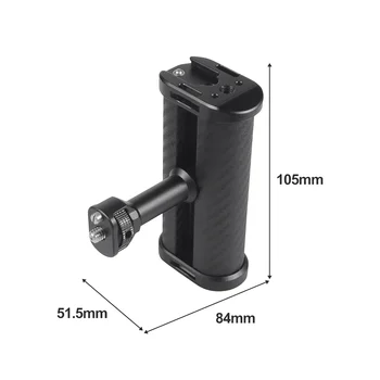 Универсальная боковая рукоятка для камер-кейджей, рукоятка с креплением для холодного башмака для микрофона, видеосигнала.