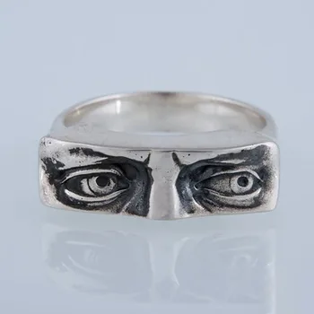 Старомодные Винтажные Персонализированные простые кольца для глаз, дизайн женской одежды, Регулируемое кольцо, подарок для вечеринки