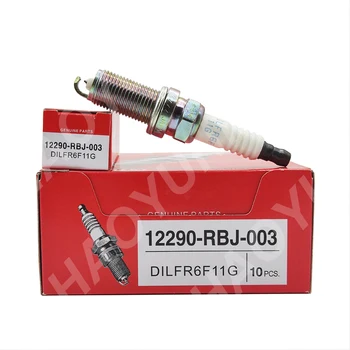 4шт 12290-RBJ-003 DILFR6F11G Двойная Иридиевая Свеча Зажигания Для Honda Hybrid Civic IX 1.5L Insight 1.3L 12290RBJ003 DILFR6F-11G